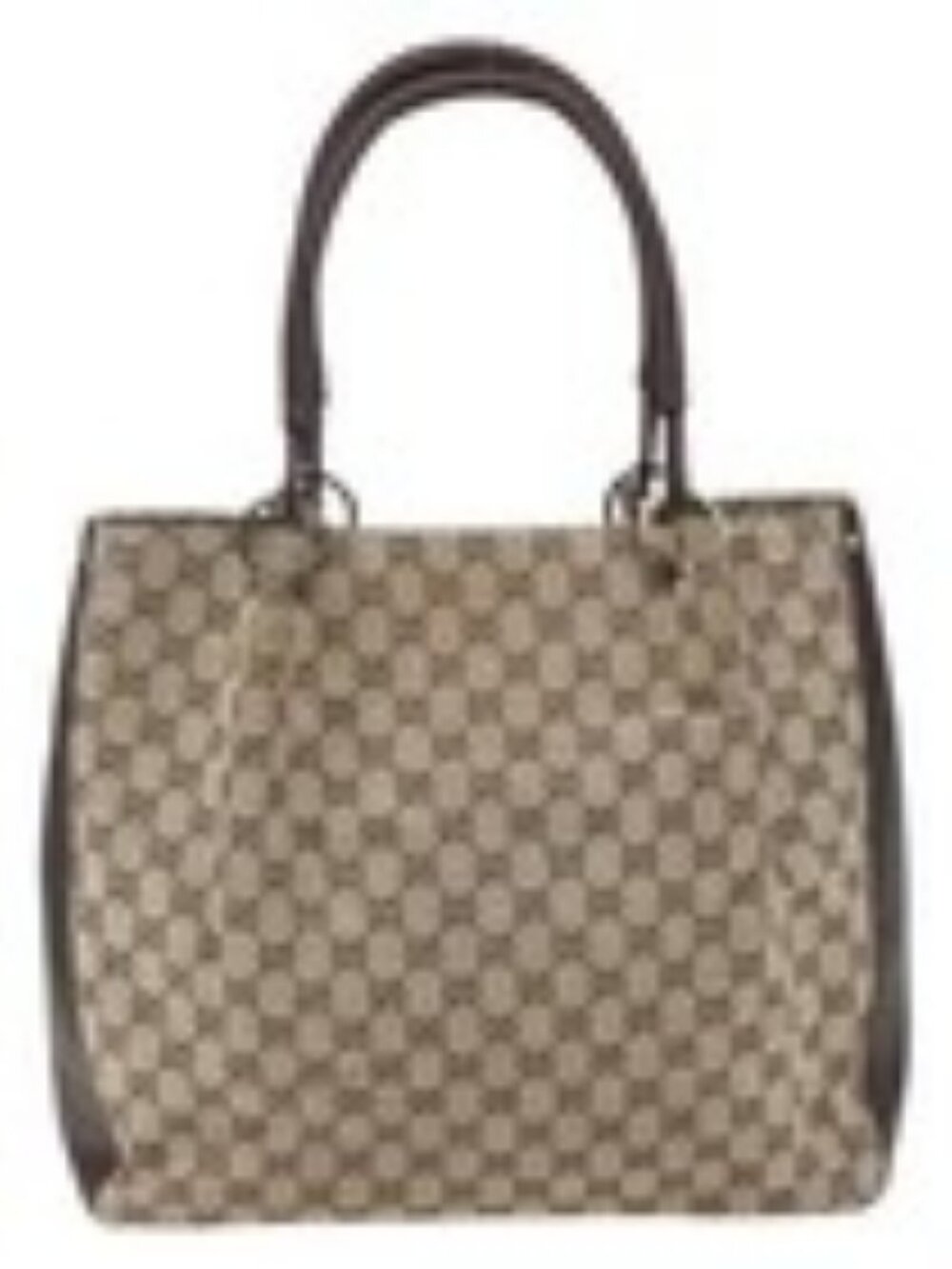 GUCCI GG Canvas Tote Bag Beige Silver 115016 Auth 169570 - Picture 3 of 16